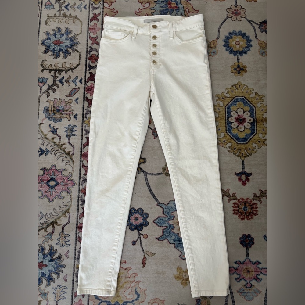Women's Off White High-Waisted Joe’s Jeans